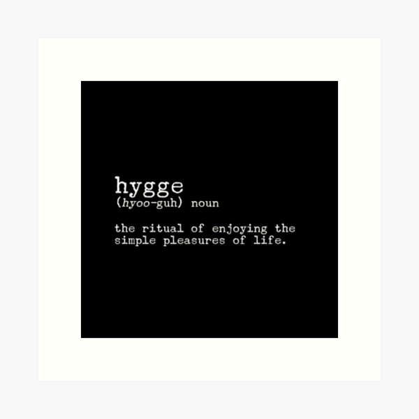 Item preview, hygge (noun) | white designed and sold by ravenwanderer.