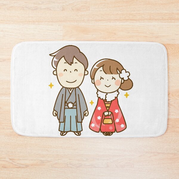 Item preview, Traditional Japanese couple in kimono designed and sold by RaionKeiji.