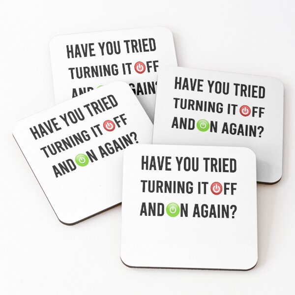 Item preview, Have You Tried Turning It Off And On Again? designed and sold by osamamohamad.