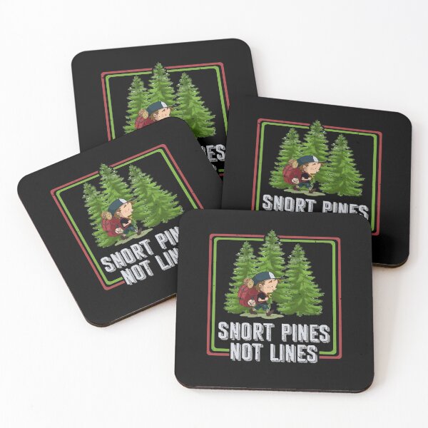 Item preview, Snort Pines Not Lines - Funny Go To School - Camper Gift designed and sold by Dressed For  Duty.
