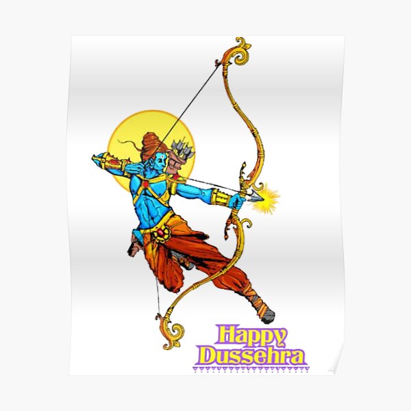 Dussehra Creative Ads Posters for Sale | Redbubble