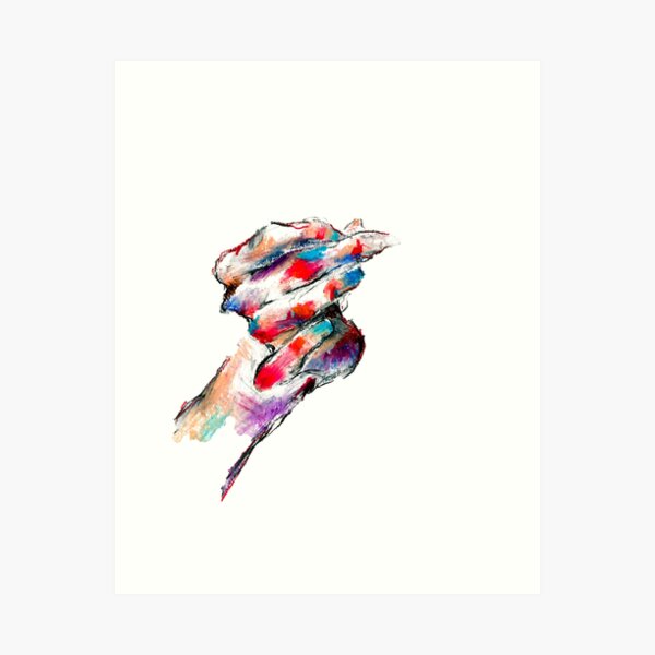 Item preview, Hand Illustration. Modern expressionistic drawing. designed and sold by arterialab.