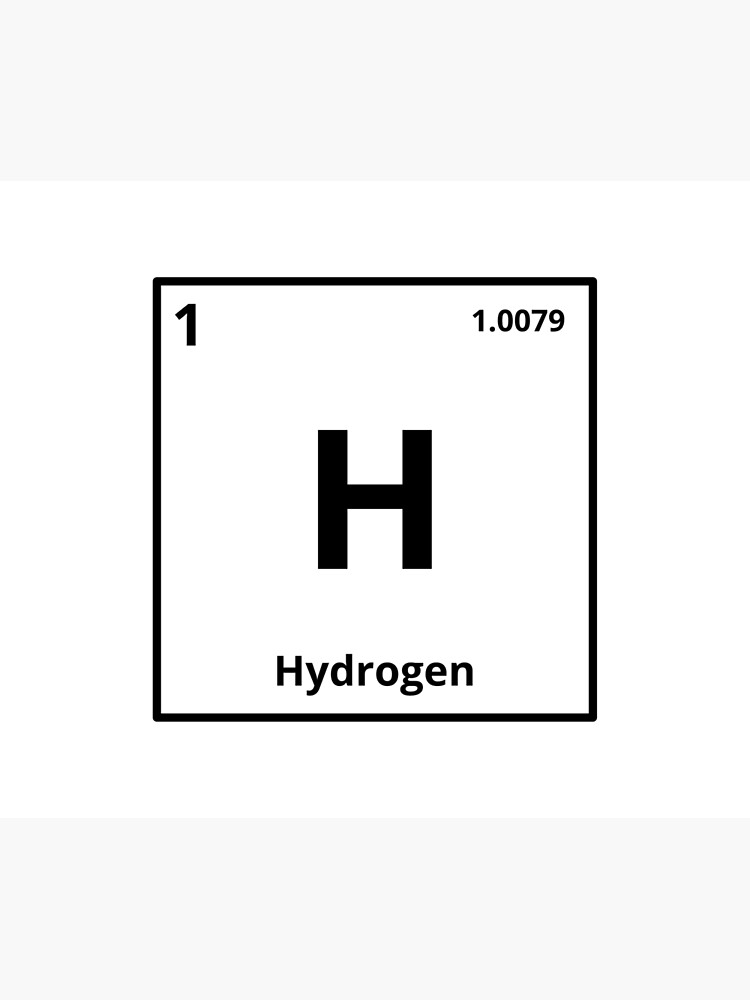 hydrogen periodic table