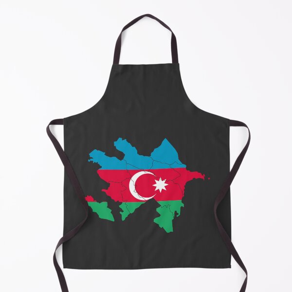 Item preview, Azerbaijan Flag Map with regions designed and sold by Alo.
