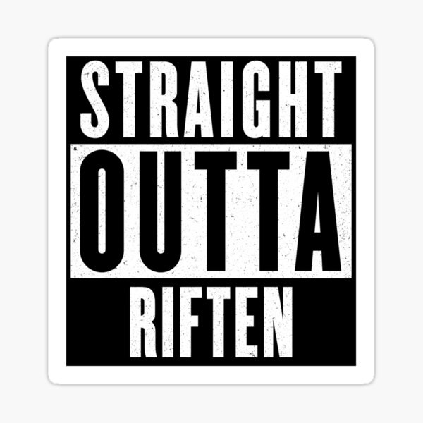 Straight outta Riften Sticker