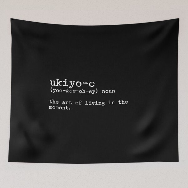 Item preview, ukiyo-e (noun) | white designed and sold by carolinewithane.