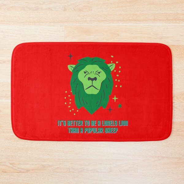 Item preview, It's Better To Be A Lonely Lion designed and sold by Mamibo.