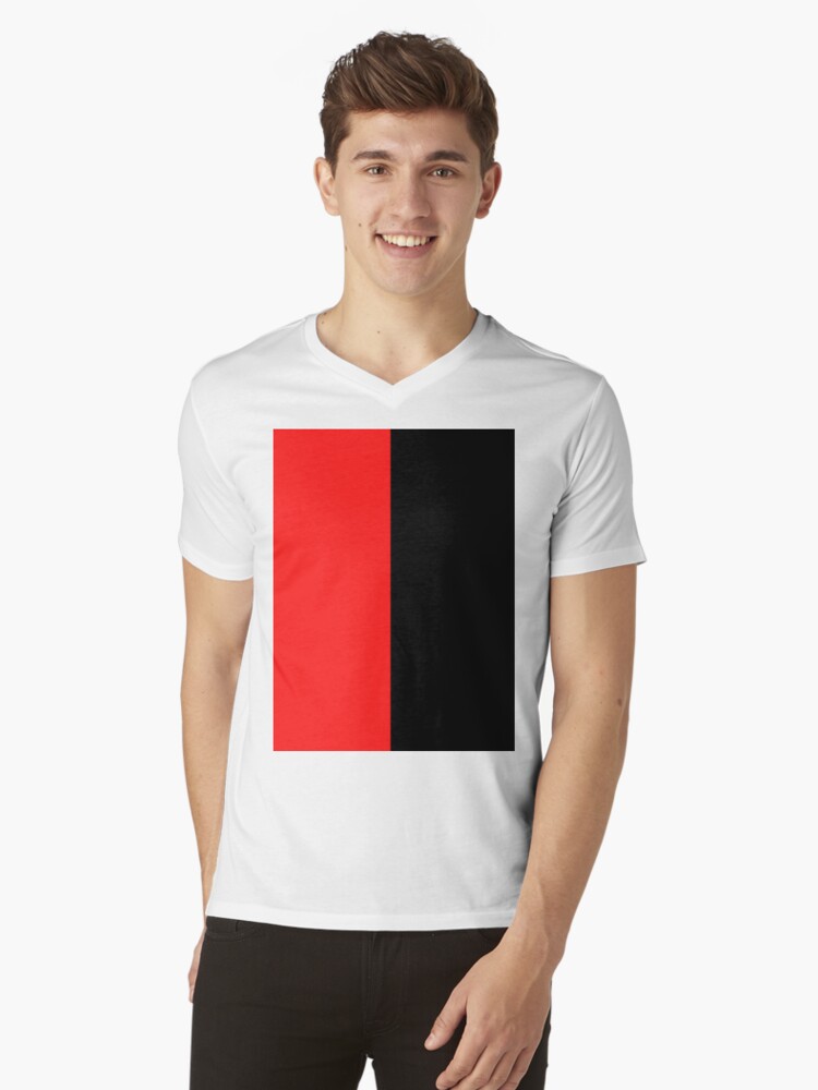 Half Red Half Black T Shirt For Sale By Gatugi Redbubble Half Red Half Black T Shirts Black T Shirts Red T Shirts