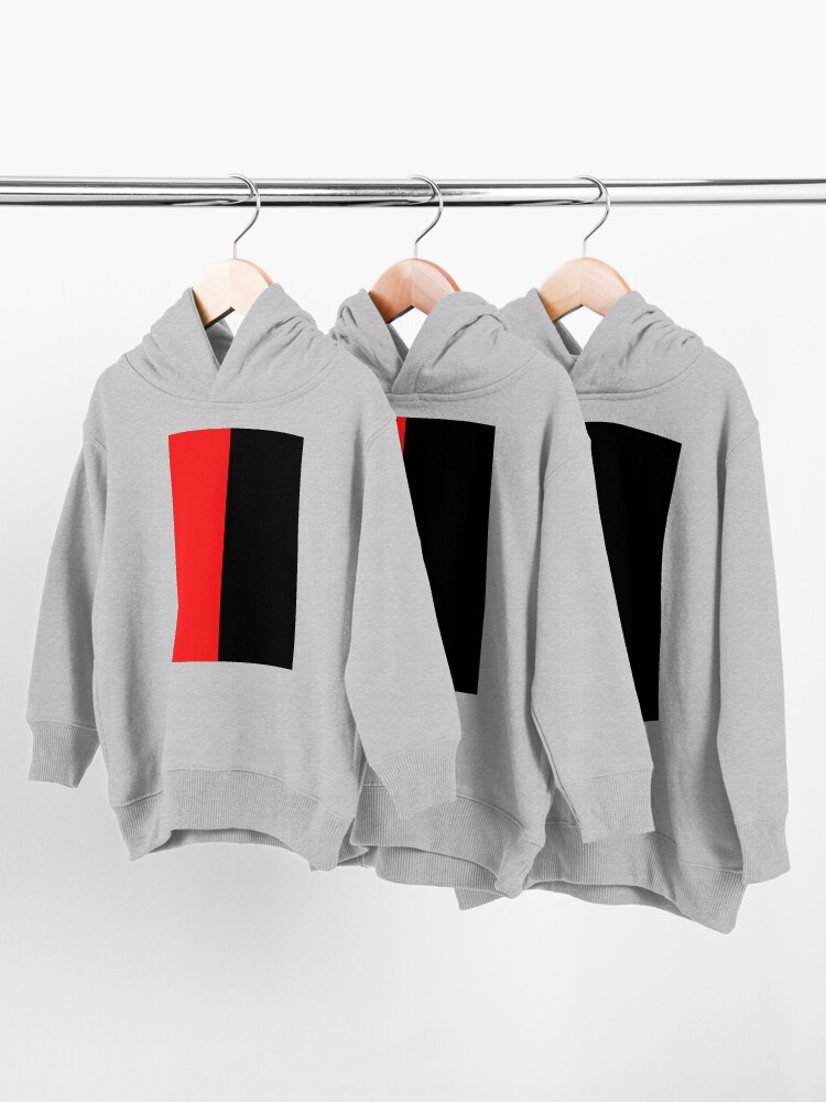 Sudadera con capucha para bebe for Sale con la obra Mitad rojo Mitad negro de Gatugi Redbubble