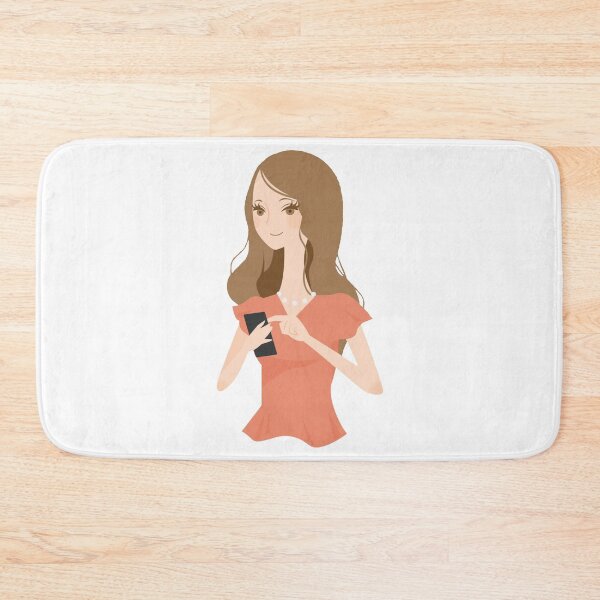 Item preview, A woman and her phone designed and sold by RaionKeiji.