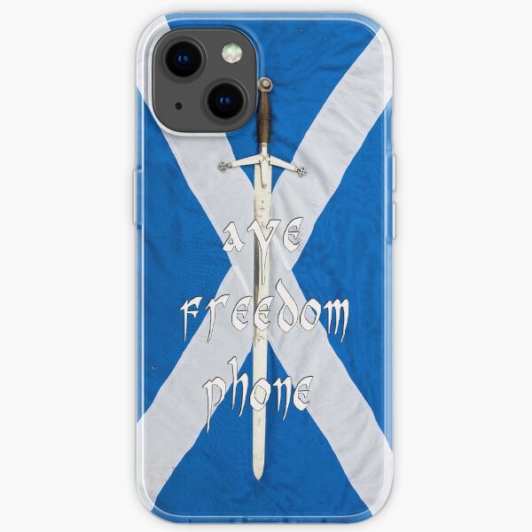 aye freedom phone..tae celebrate Bannockburn iPhone Soft Case
