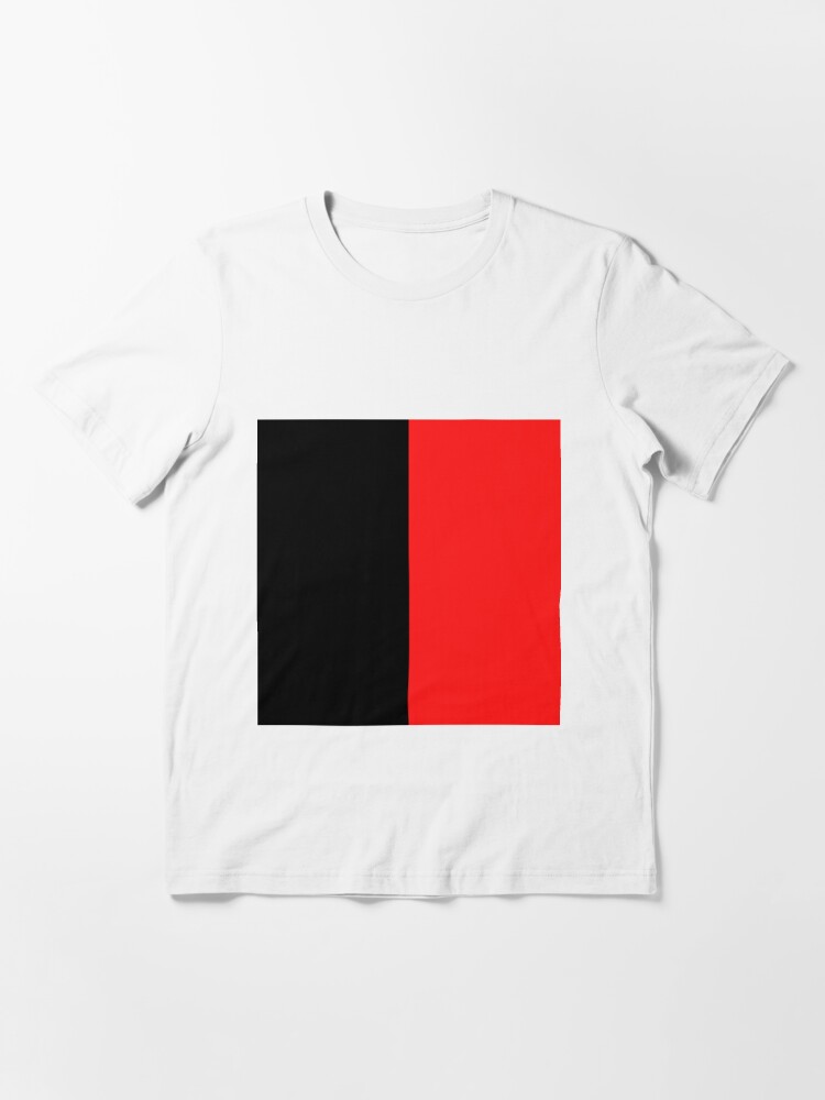 Half Black Half Red T Shirt For Sale By Gatugi Redbubble Half Black Half Red T Shirts Black T Shirts Red T Shirts