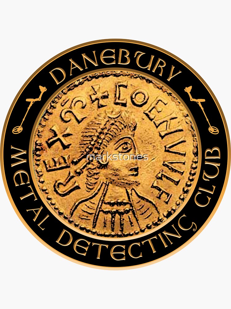 "Danebury Metal Detecting Club Mock Logo" Sticker von markstones