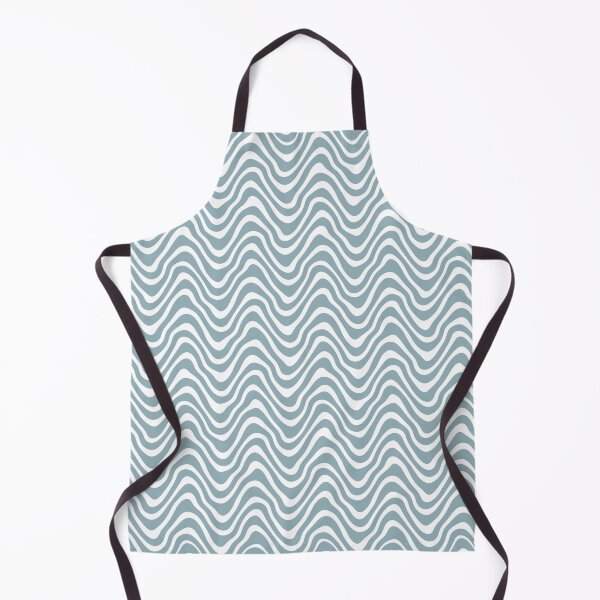 Item preview, Light Blue Waves Textile Design designed and sold by Vintage Wall Art.