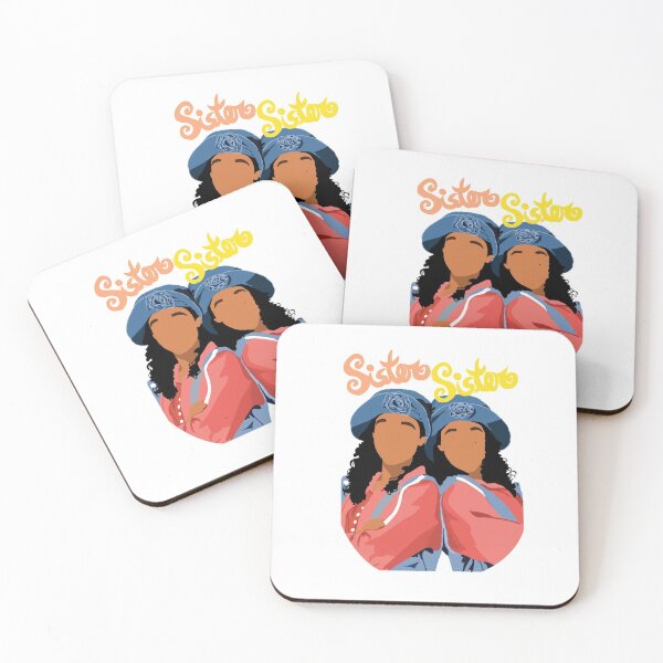 Item preview, Sister Sister Minimalist Sticker designed and sold by amareesespieces.