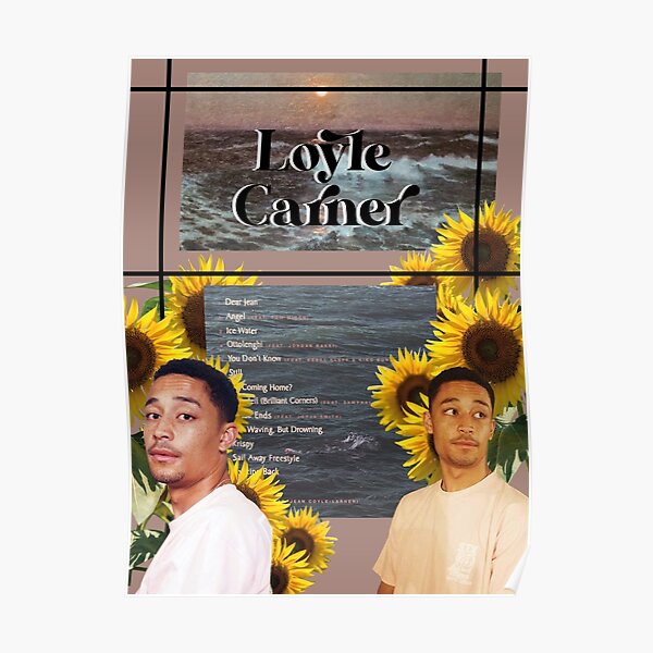 Loyle Carner - Not Waving But Drowning Poster