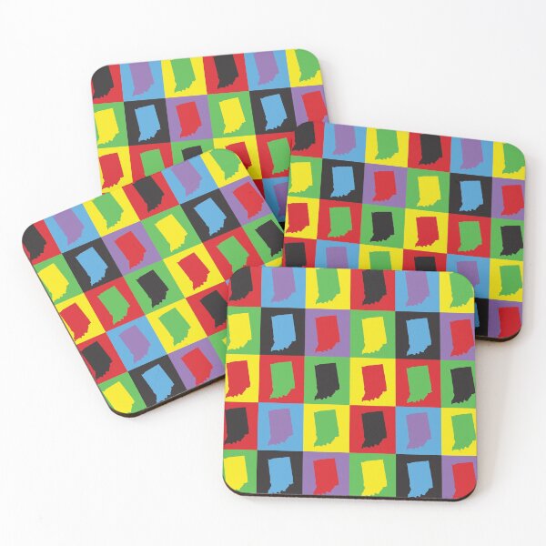 Item preview, Indiana State Pop Art designed and sold by ValeriesGallery.
