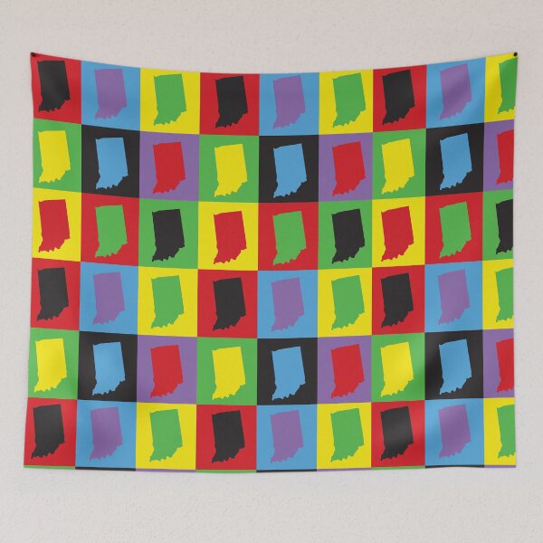 Item preview, Indiana State Pop Art designed and sold by ValeriesGallery.