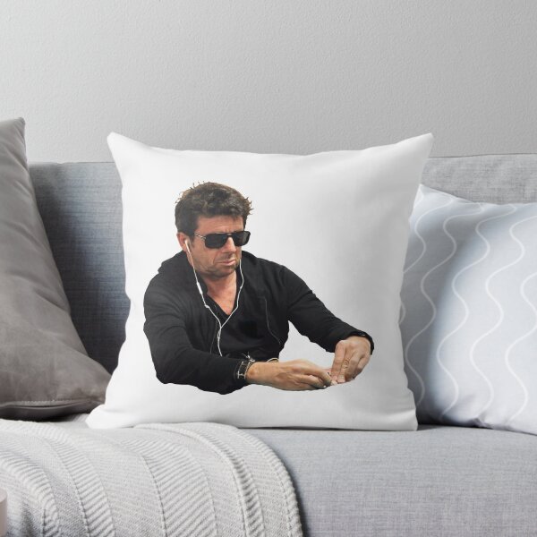 Bruel Poker Face Throw Pillow