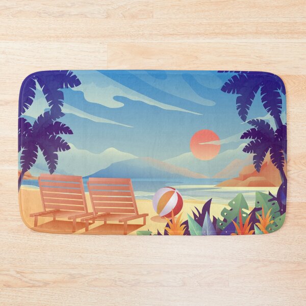 Item preview, Summer Beach Landscape designed and sold by Vector Scout Lab.