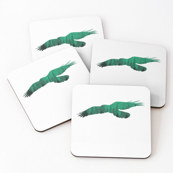 Item preview, Eagle flying over trees silhouette designed and sold by Douglas Berg.