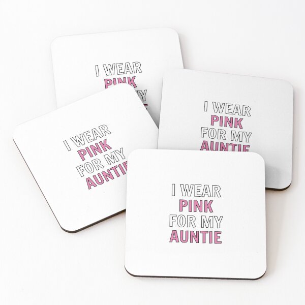 Item preview, I wear pink for my auntie designed and sold by Inspirationmotivation.
