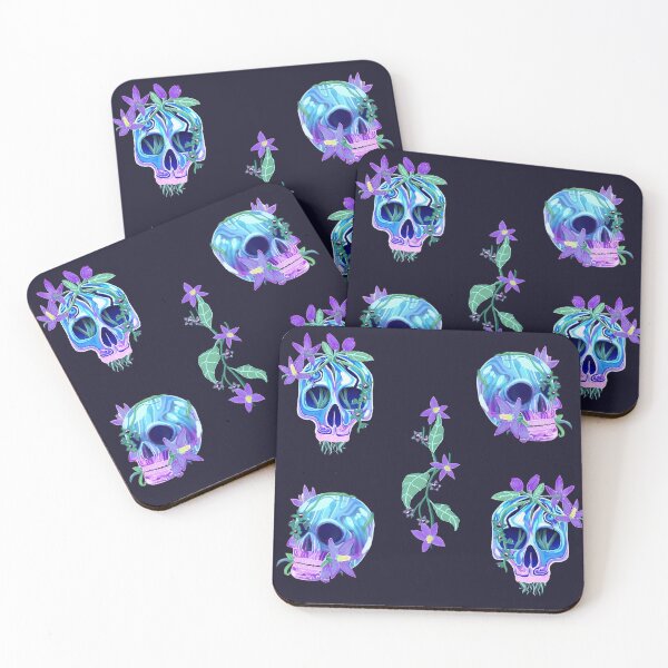 Item preview, Nightshade Crystal Skull Garden designed and sold by PocketShadow.