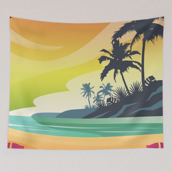Item preview, Amazing Beach Landscape designed and sold by Vector Scout Lab.