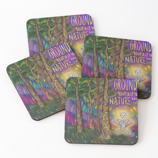 Item preview, Ground Yourself in Nature/Transformation Ram Dass Skeleton (Purple) designed and sold by soultinted.