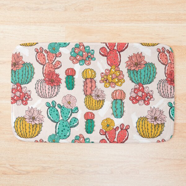 Item preview, Colorful Cactus Pattern designed and sold by Vector Scout Lab.