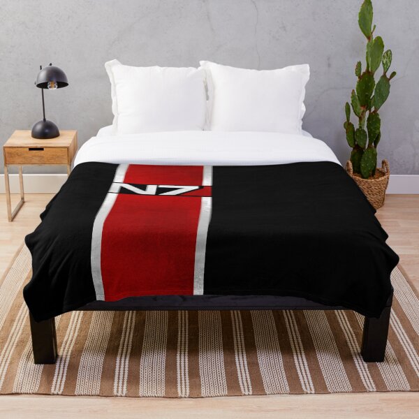 Mass Effect Vertical N7 Throw Blanket