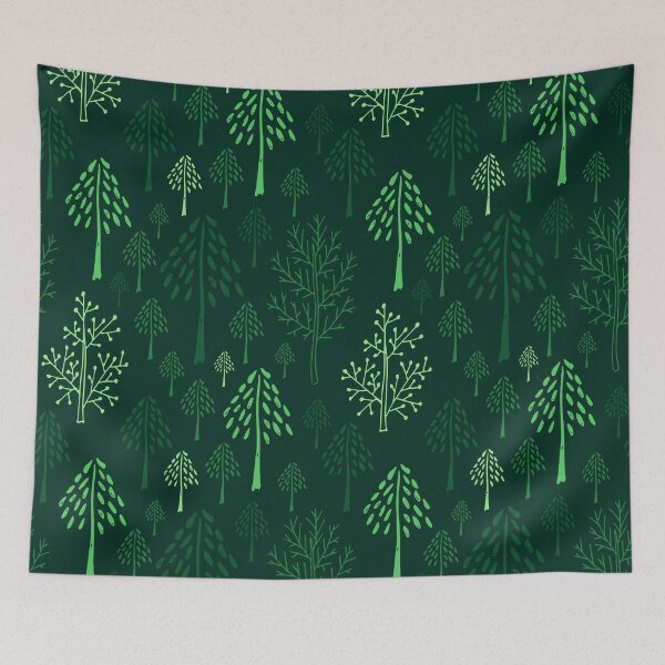 Item preview, Beautiful Trees Pattern designed and sold by Vector Scout Lab.