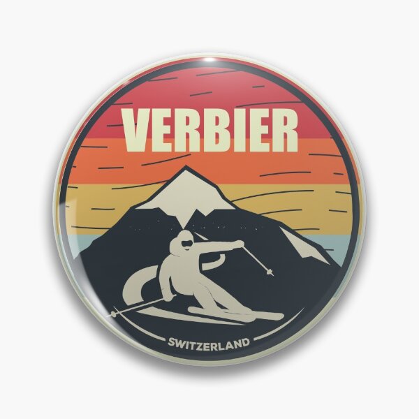 Item preview, Retro Skiing Verbier Switzerland Ski designed and sold by Dan66.
