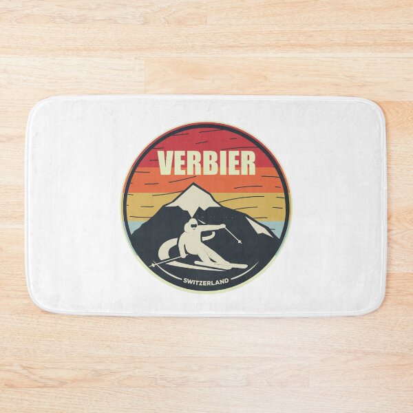 Item preview, Retro Skiing Verbier Switzerland Ski designed and sold by Dan66.