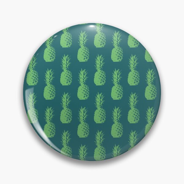 Item preview, Pineapple Pattern - Dark Blue & Green #760 designed and sold by Natural Collective.