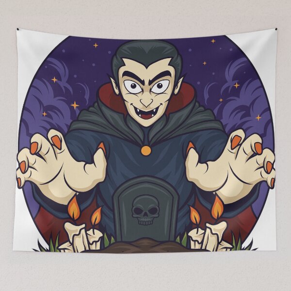 Item preview, Scary halloween vampire designed and sold by EveryoneApparel.