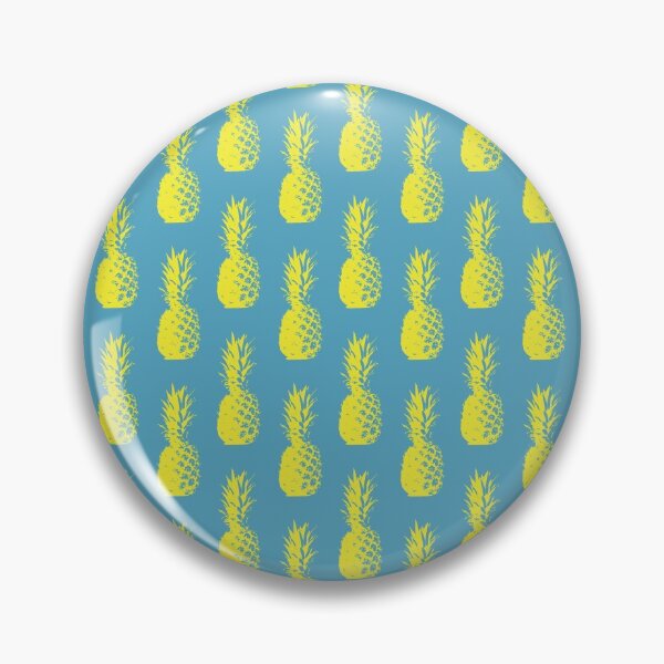 Item preview, Pineapple Pattern - Light Blue & Yellow #947 designed and sold by Natural Collective.
