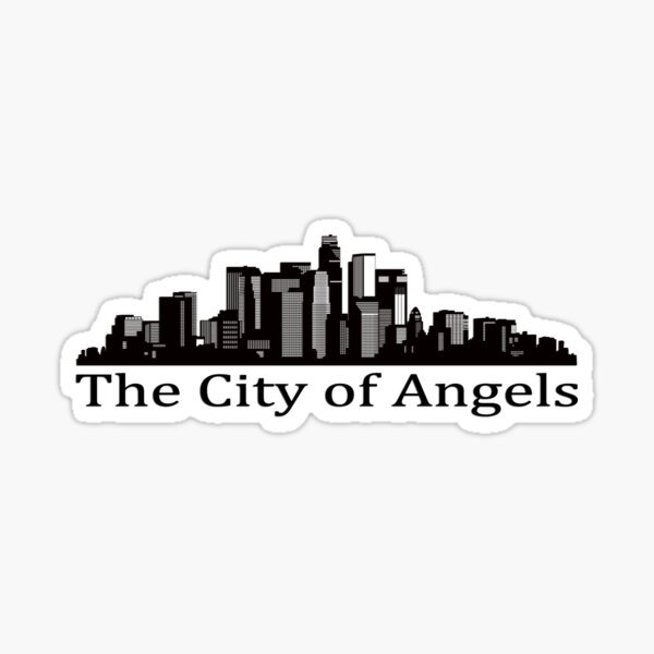 City of Angels BLACK Sticker