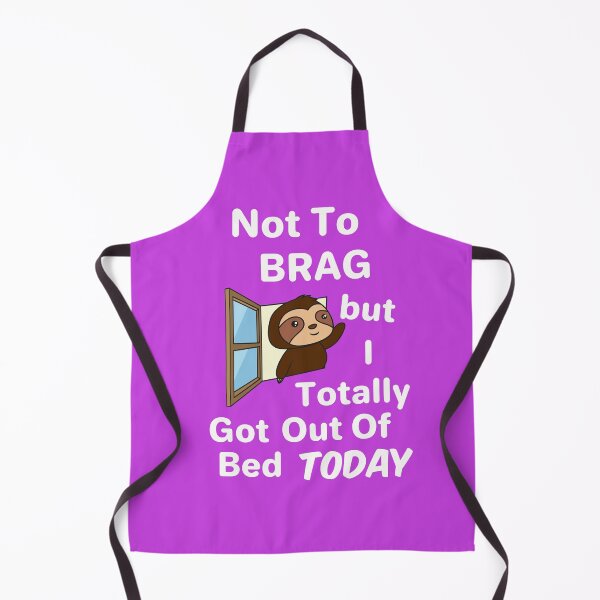Item preview, Not To Brag Lazy Young Sloth designed and sold by SharpThreadZ.