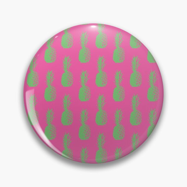 Item preview, Pineapple Pattern - Pink & Green #464 designed and sold by Natural Collective.
