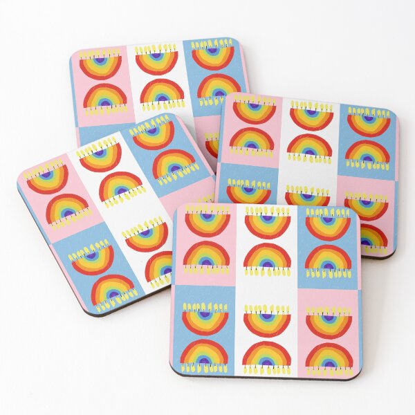 Item preview, Rainbow Chanukiah Trans Grid designed and sold by TillaCrowne.