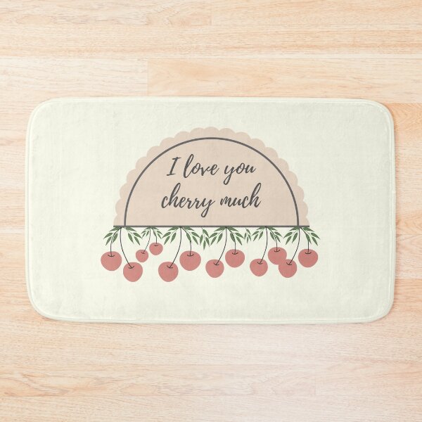 Item preview, I Love You Cherry Much Cute Adorable Pink Design designed and sold by zedonee.