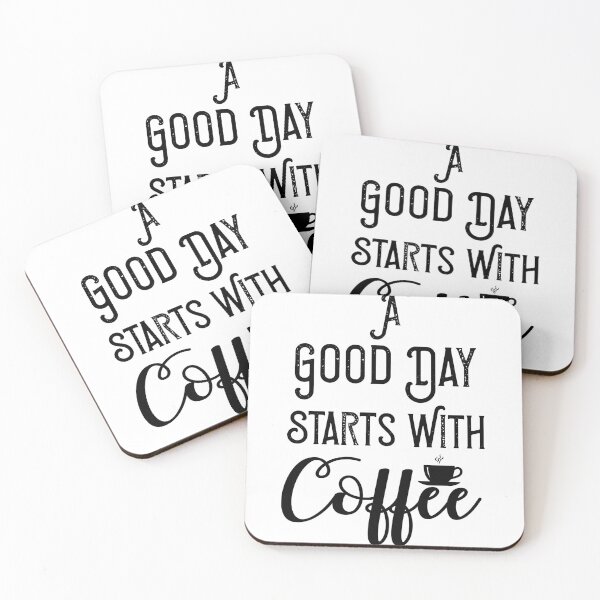 Item preview, A Good Day Starts With Coffee designed and sold by LovenLaughter.