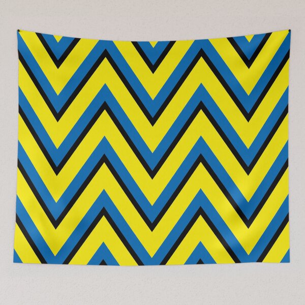 Item preview, Zazzle Black Yellow Blue designed and sold by Rollintone.