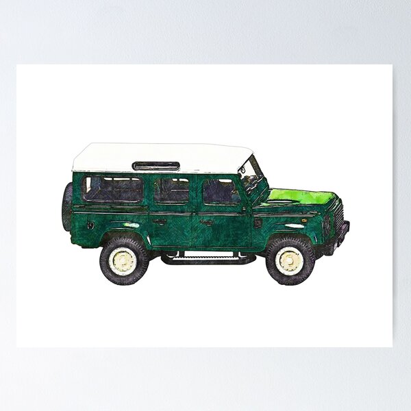 Item preview, Green 4WD SUV designed and sold by sketchcentric.