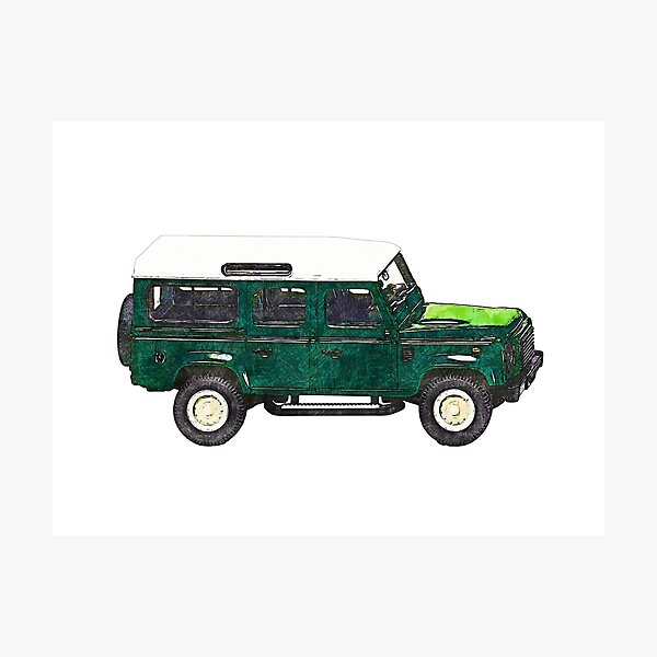 Item preview, Green 4WD SUV designed and sold by sketchcentric.