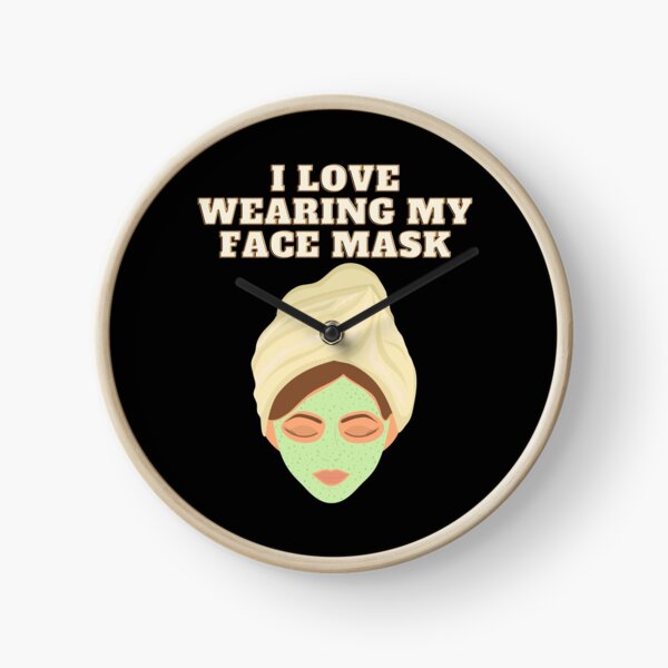 Item preview, I love wearing my face mask, Face mask, covid 19, corona, coronavirus, quarantine, social distancing, virus, designed and sold by bimmer325.