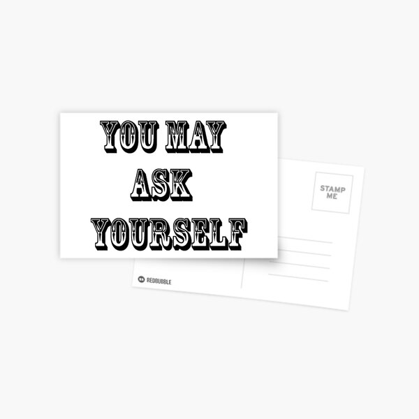 Item preview, Copy of You may ask yourself designed and sold by Pethdesign95.