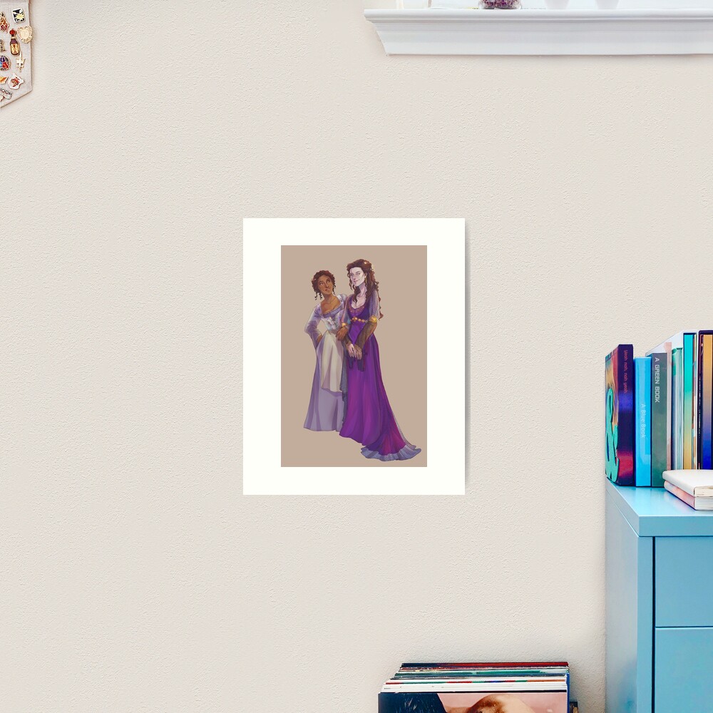 Morgana & Gwen Art Print