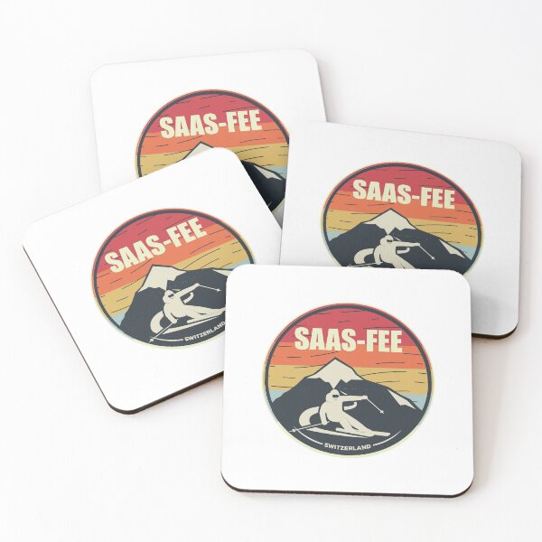 Item preview, Retro Skiing Saas-Fee Switzerland Ski designed and sold by Dan66.